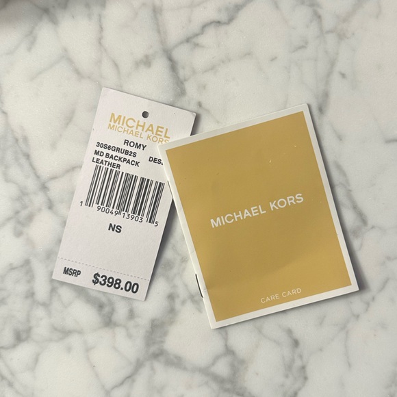 Michael Kors Small Suede Romy Backpack - Picture 7 of 8